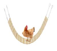 Chicken Swing, Weatherproof Wooden Bird Stand, Heavy Duty Enrichment Toy, Boredom-Relief Chickens Coop Accessories for Rooster, Parrot, Chick, Hen Indoor Outdoor Yard, 130x14.5cm