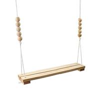 Chicken Swing, Wooden Poultry Perch, Natural Hanging Coop Toy, Sturdy Backyard Jungle Gym, Fun Hen Activity for Patio Starter Homes, 15.55x2.76x43.31 inches, Multicolor