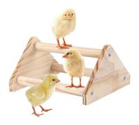 Chicken Training Perch, Heavy-Duty Stand Sets, 7.87x6.89in Resting Toy Set, Professional Breeders & Pet Lovers, Smooth Surfaces Perfect for Chicken Health