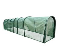 Chicken Tunnel with Door - Foldable Nylon Poultry Run | Portable Chicken Co