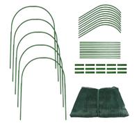 Chicken Tunnels Outside, Foldable Outdoor Tunnel with Enclosure Frame, PVC
