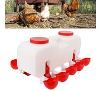 Chicken Water Cups, Chicken Waterer Feeder Cups, 10L Chicken Waterer Semi Automatic Poultry Water Feeder, Automatic Filling Water Feeder, Chicken Coop Accessories for Ducks Goose