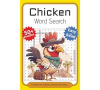 Chicken Word Search Puzzle Book: Word Searches with Easy to Read Print about Chickens, Poultry, Farmers and More | 6x9 inches, 110 pages | 50+ Puzzles ... Gift for Vacations, Holidays and Spare Times