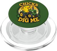 Chicks Dig Me Easter pour Petits garçons, Fermier, joyeuses fêtes de Pâques PopSockets PopGrip pour MagSafe