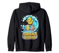 Chicks Dig Me Funny Easter Toddler Boys Men Happy Easter Sweat à Capuche