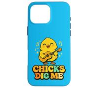 Chicks Dig Me Guitare de Pâques Amusante pour garçon Coque pour iPhone 16 Pro Max