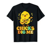 Chicks Dig Me Guitare de Pâques Amusante pour garçon T-Shirt
