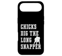 Chicks Dig The Long Snapper - Inscription Graphique Amusante du Joueur Coque pour iPhone Air