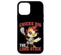 Chicks Dig The Long Stick Joueur de blagues de Crosse - Coque pour iPhone 12 Mini