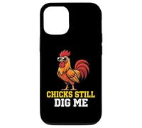 Chicks Still Dig Me Coq Ferme Volaille Barnyard Farmer Coque pour iPhone 12/12 Pro