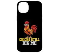 Chicks Still Dig Me Coq Ferme Volaille Barnyard Farmer Coque pour iPhone 14 Plus