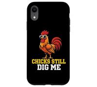 Chicks Still Dig Me Coq Ferme Volaille Barnyard Farmer Coque pour iPhone XR