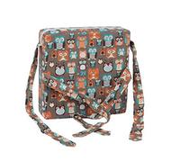 Chickw1 Coussin Rehausseur Chaise Enfant, Bambin Enfants Infantile Portable Réhausseur Coussin De Siège, DéMontable RéGlable Chaise Haute Booster Coussin (32.5x32.5x8cm,Chouette brune)