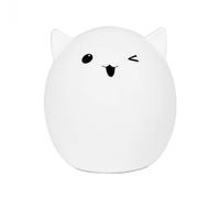 Chickw1 Enfants en Silicone Lampe, USB Rechargeable Multicolore LED Veilleuse de Nuit Portable en Silicone Couleur Silicone Souple Lampe de Chevet pour Chambre d’Enfant Jouet Bébé (C)