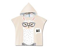 Chickw1 Poncho à Capuche Enfants, Microfibre Serviette avec Capuche Cartoon Peignoir De Séchage Rapide Robe de bain Plage Poncho de Natation pour Garçons et Filles (60 * 80cm,Alpaga 3)