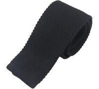 Chickwin Cravate Tricot Homme Cravate en Tricot Slim pour Hommes Élégance et Confort Accessoire de Mode Chemise Casual Bureau Basic pour Mariage Affaires (148cm,Noir)