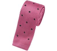 Chickwin Cravate Tricot Homme Cravate en Tricot Slim pour Hommes Élégance et Confort Accessoire de Mode Chemise Casual Bureau Basic pour Mariage Affaires - Pois (148cm,Style 33)
