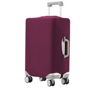Chickwin Housse Valise pour Bagages, Elastique Housse Protection Valise, Clear Voyage Luggage Trolley Case Cover Protector, S-XL, Couleur Pure (Violet 03,M)