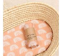 Chickwin Langes Bébé en Mousseline de Coton, Couvertures d?emmaillotage pour Bébé, Serviettes de Bain Mousseline Grand Ultra Doux, Multi usages, Adapté pour Nouveau-nés (Arc-en-ciel D,120x120cm)