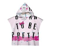 Chickwin Motif de Fruits 3D Poncho à Capuche Enfants Microfibre Serviette avec Capuche Robe de Plage Peignoir de Bain Poncho de Natation pour Garçons et Filles (Nuage d'étoiles,60x80cm)