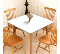 Chickwin Nappe avec Bord Élastique Série Arc-en-Ciel (Blanc,90x90cm)