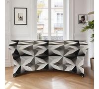 Chickwin Nappe Rectangulaire Exterieur Extensible Spandex (Géométrique,4FT-122x76x76cm)