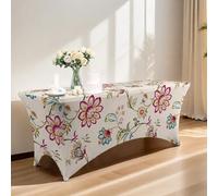 Chickwin Nappe Rectangulaire Exterieur Extensible Spandex (Pivoine,4FT)