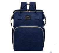 Chickwin Sac à Dos à Langer pour Bébé, Sac a Dos a Langer Grande Capacite Sac Bebe Maternite Multifonction avec Matelas à Lange Sac de Voyage pour Mommy (31x22x41cm,Bleu foncé)