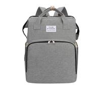 Chickwin Sac à Dos à Langer pour Bébé, Sac a Dos a Langer Grande Capacite Sac Bebe Maternite Multifonction avec Matelas à Lange Sac de Voyage Sac de Maternité (40x31x20cm,Gris)