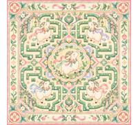 Chickwin Tapis de Mahjong pour Table, 3D Mouton (Labyrinthe de Moutons,3XL) | Tapis de Table de Mahjong Antidérapant Silencieux Absorbant Carré pour Poker, Jeux de Société et Cartes Domestiques