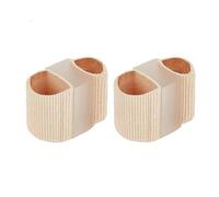 Chiclify Toe Spacers, Chiclify Toe Spreader, Premium Elastic Toe Separators Alignment, Elastic Material Fits Snugly Around Toes,Toe separator for correction of big toe valgus(1 Pair,Large)