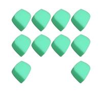 ChicLitonor 10 Pièces Éponges Maquillage Visage Éponge Peinture pour Visage Application Corps Éponge Lavable Matériau Convient Activité Manuelle Démonstra, larmes vertes