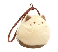 ChicLitonor Sac en Peluche Chat Mignon, Doudou d'anniversaire, Sac à Bandoulière élégant, Style C