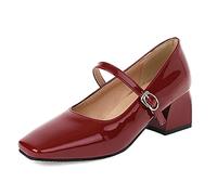 CHICMARK Escarpins Femme à Bride Arrière Confortable Robe à Talon Carré Moyen
