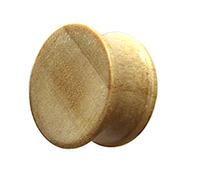 CHICNET Bouchon de Bois Clair Tunnel de Prise de Bois Tribal Bois sculpté Crocodile Bouchons Plug Tunnel écarteur |Oreille naturellement texturé 4 mm