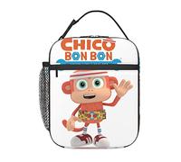 Chico Anime Bon Bon Sac à déjeuner isotherme réutilisable pour l'extérieur, le bureau, le pique-nique 25,4 x 10,2 x 20,3 cm