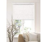 CHICOLOGY Roller Shades, Cordless Blinds, Window Shades for Home, Roller Window Shades, Window Treatments, Door Blinds, Light Filtering Shades, Felton White (Natural Woven), 36" W X 72" H
