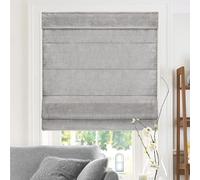 CHICOLOGY Roman, obscurcissement de pièce, Pare-Soleil de fenêtre, Tissu, Denim Belge (confidentialité et filtrage de la lumière), 58,4 cm de Large x 162,6 cm de Haut