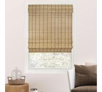 CHICOLOGY Stores Romains en Bambou - Stores filtrant la lumière préférée des Clients pour fenêtres, de qualité supérieure, idéal pour la Maison, Marron cerf, 86,4 x 162,6 cm (l x H)