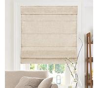 CHICOLOGY Stores Romains occultants pour fenêtres, Beige (Belgian Flax), 73,6 x 183 cm (intimité et filtrage de la lumière)