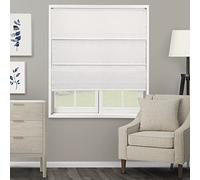 CHICOLOGY Stores Romains pour fenêtres de Maison, Blanc (Ridgewood Ultra White), 91 x 183 cm (intimité et filtrage de la lumière)