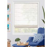 CHICOLOGY Stores Romains pour fenêtres, Pare-Soleil Romain, Traitement de fenêtre pour Maison, 73,7 x 162,6 cm (l x H), Blanc Pacifique (Semi-Transparent/filtrage de la lumière)