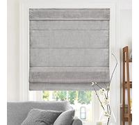 CHICOLOGY Stores Romains pour fenêtres, traitements de fenêtre, Stores Romains, Stores Romains, Stores occultants de pièce, Pare-Soleil de fenêtre, 73,7 x 162,6 cm (l x H), Denim Belge