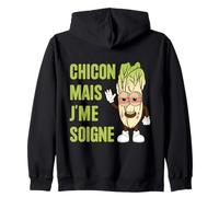 Chicon mais J'me Soigne - Endives Design Humour Belge Sweat à Capuche