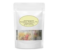 Chicory and Gardenia Herbal Tea, Dandelion Wolfberry Teabag, Individually Packed 20 Bags, Caffeine-Free, Sugar-Free, Vegan Bags with Herbal Ingredients (1 bag,B)