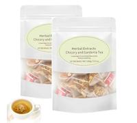 Chicory And Gardenia Tea Bags, Chicory Drink with Cassia & Mulberry Leaves, Decaf Herbal Teabags for Daily Balance (2pc)