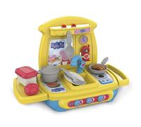 Chicos - Cuisine Jouet de Table Peppa Pig Premier Kitchen | Comprend 17 Accessoires | À partir de 18 Mois (84005)