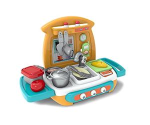 Chicos - My First Cuisinière pour Enfants de Bureau | Comprend 15 Accessoires tels Que casseroles Couverts Fruits et poêle | Recommandé à partir de 18 Mois (84001)