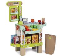 Chicos - Supermarché Bio avec Sons et 20 Accessoires : Fruits, légumes, Cartes de crédit pour Payer, Un téléphone et 47 pièces de Monnaie, pour garçons et Filles de Plus de 3 Ans (84110)