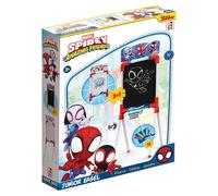 Chicos Tableau 2 en 1 Spidey – Double face magnétique avec marqueur, craie, gomme – Clair